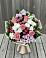Букет цветов из: Альстромерии, Гвоздики, Розы и Хризантемы в Западный