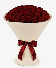 Букет 101 Бордовая роза Блэк Бакарра в Западный
