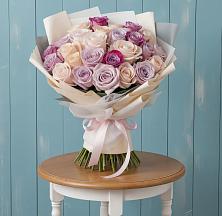 Букет цветов из:  Розы #REPLACE_PRED# Западный