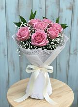 Букет цветов из:  Розы #REPLACE_PRED# Западный