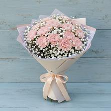 Букет цветов из:  Гвоздики в Западный