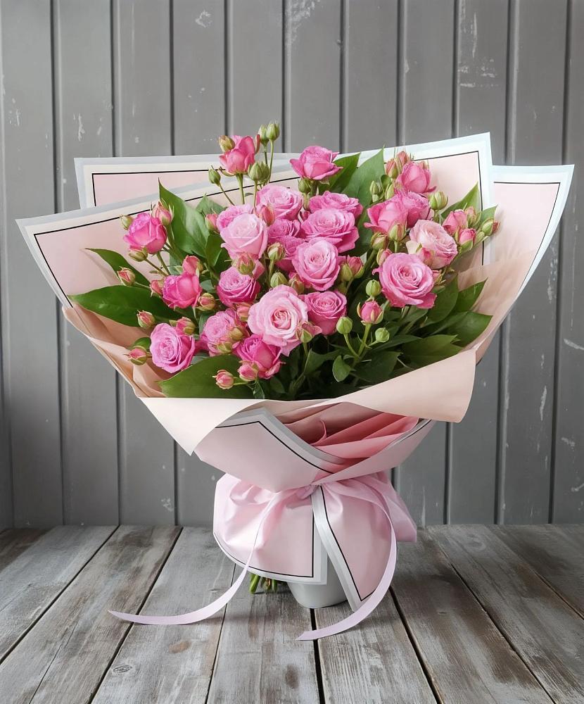 Букет Розовый кустик в Западный