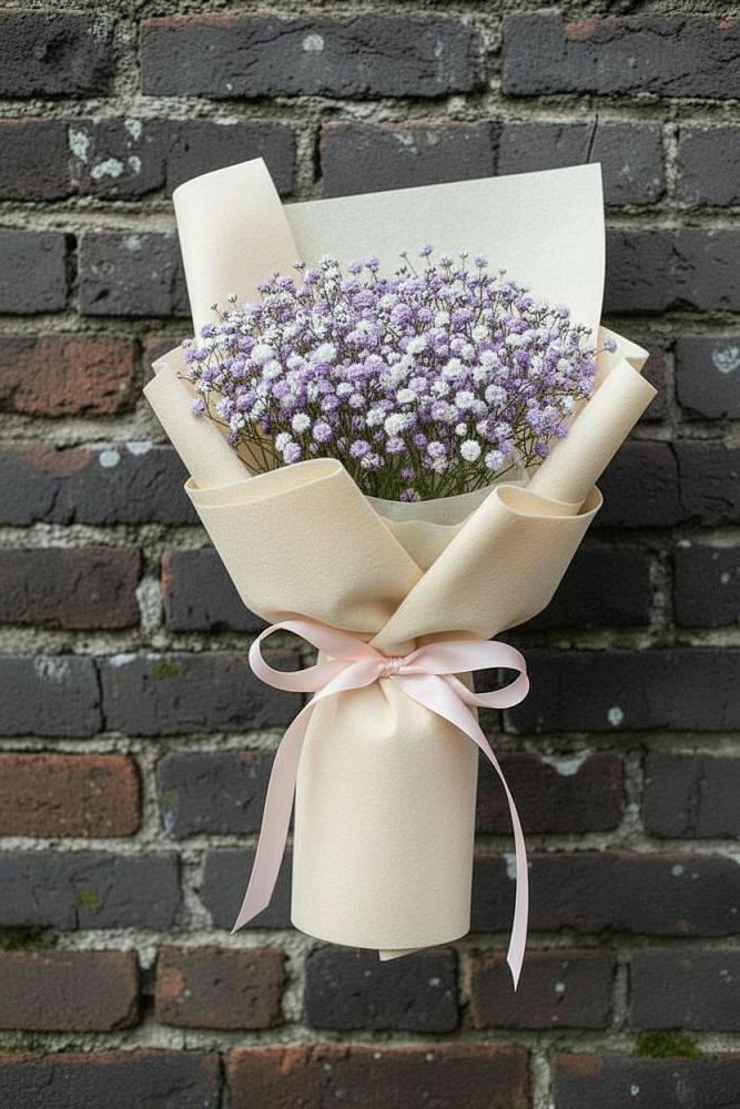 Букет цветов из: Гипсофила в Западный