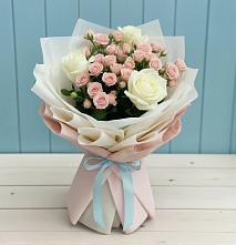 Букет цветов из:  Розы #REPLACE_PRED# Западный