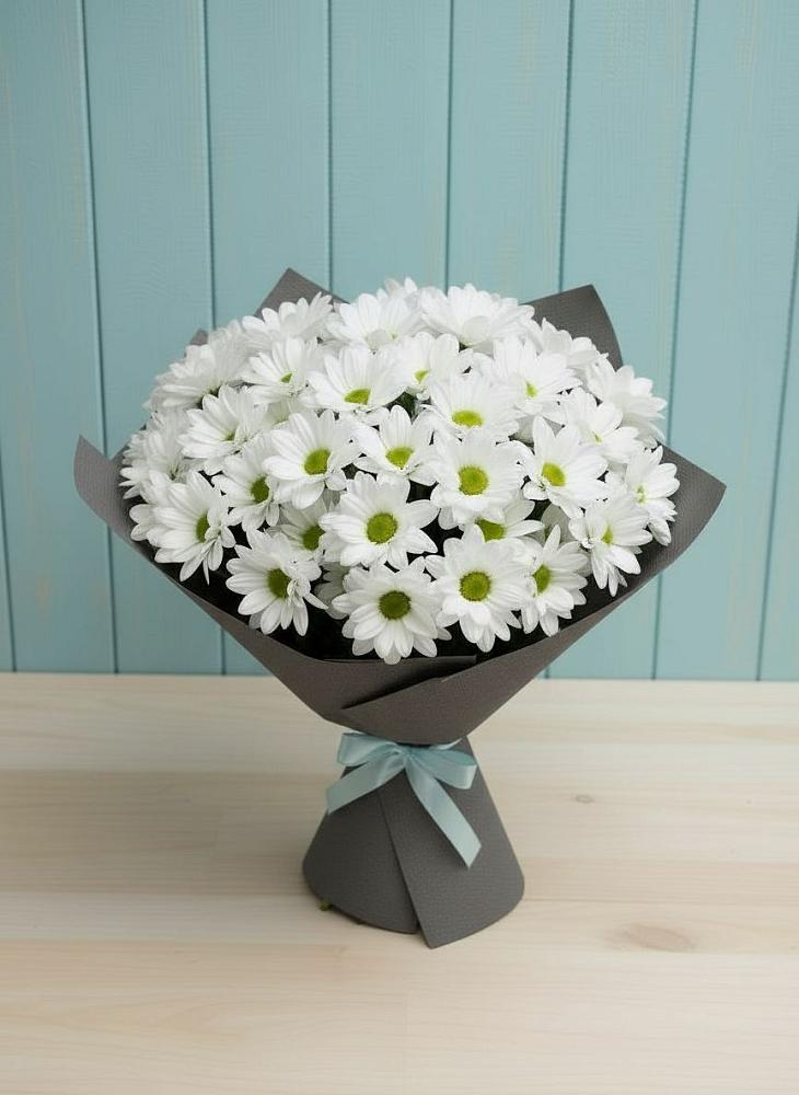 Букет цветов из: Хризантемы в Западный