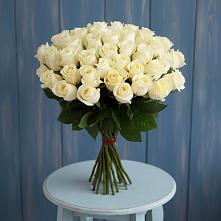 Букет 51 Белая роза Эдлесс Лав #REPLACE_PRED# Западный