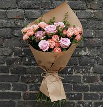 Букет цветов из:  Розы #REPLACE_PRED# Западный
