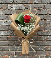 Букет цветов из:  Розы в Западный