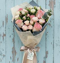 Букет цветов из:  Розы в Западный