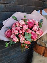 Букет цветов из:  Розы в Западный