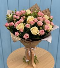 Букет цветов из:  Розы #REPLACE_PRED# Западный