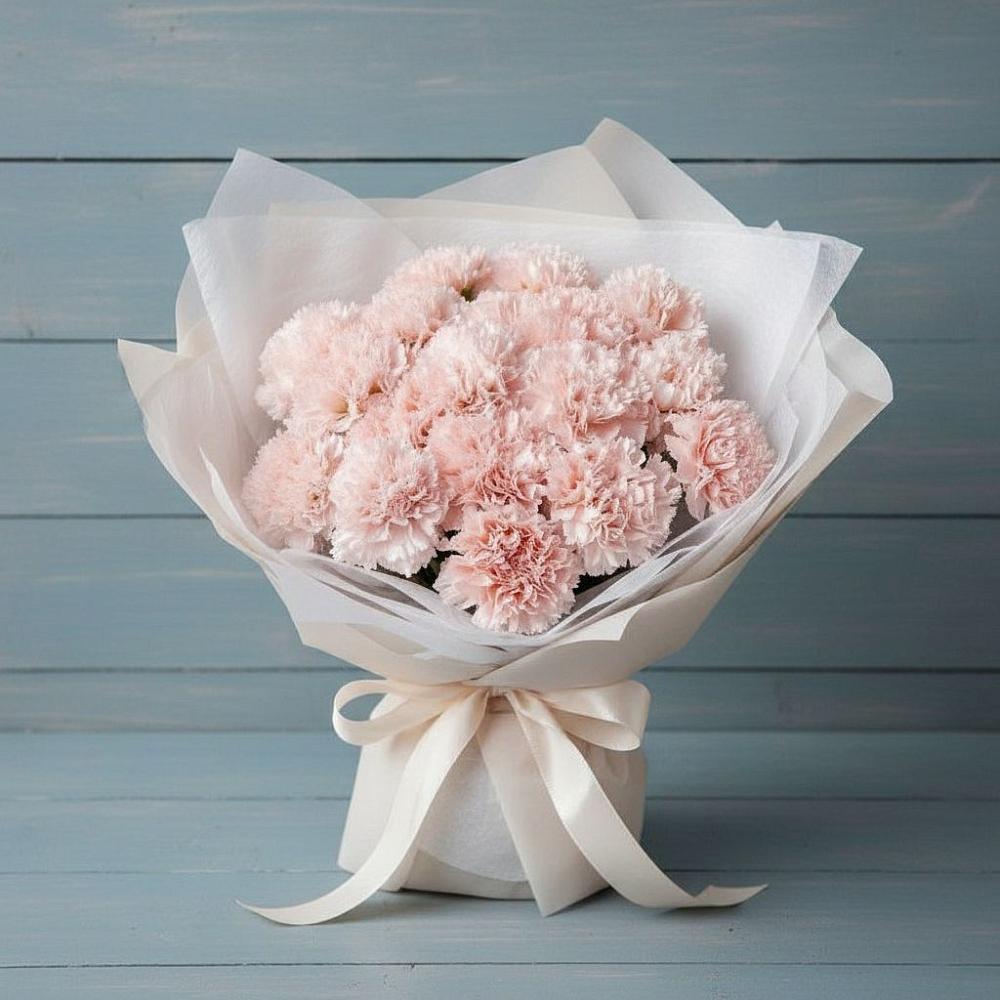 Букет цветов из: Гвоздики в Западный