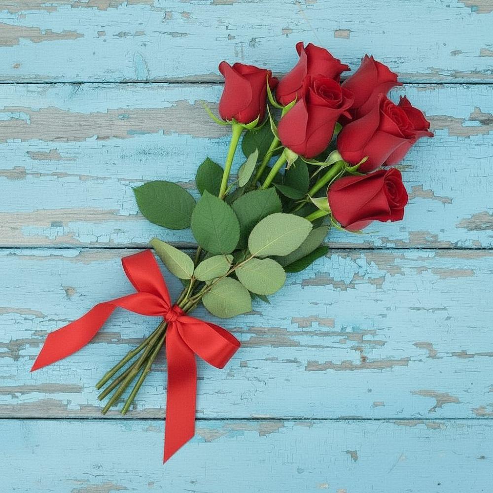 Букет Красные розы в Западный