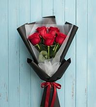Букет цветов из:  Розы #REPLACE_PRED# Западный