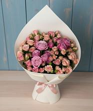 Букет цветов из:  Розы в Западный