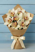 Букет цветов из:  Орхидеи и Розы в Западный