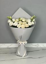 Букет цветов из:  Розы и Лизиантусы #REPLACE_PRED# Западный