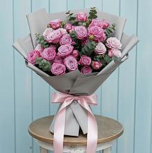 Букет цветов из:  Розы #REPLACE_PRED# Западный